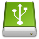 Drive Green (USB) icon